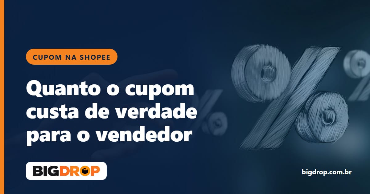 Cupom na Shopee: quanto ele custa de verdade para o vendedor